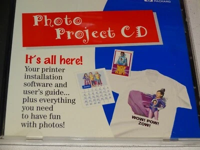 PC CD-Rom HP PHOTO PROJECT (1997 Hewlett-Packard)Win95 - Image 1 of 3
