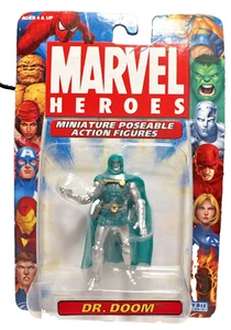 Marvel Heroes Doctor Doom 2,5" action figure posabili in miniatura 2005 - Foto 1 di 3