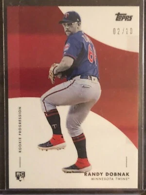 2020 Topps Rookie Progression #38 Randy Dobnak Minnesota Twins RC 02/10 - Image 1 of 2
