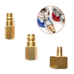 3 piezas Adaptador de botella de refrigerante R134A R12 para rosca R134A W21.8 TB 1/4 SAE DA - Imagen 1 de 7