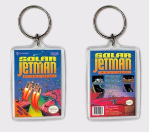 SOLAR JETMAN NINTENDO NES LLAVERO KEYRING - Imagen 1 de 1