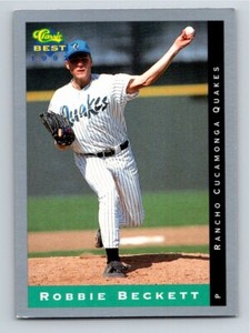 1993 Classic Best Robbie Beckett Rancho Cucamonga Quakes #154