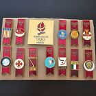 FULL SET of 13  HOCKEY PINS FROM ALBERTVILLE 1992 WINTER OLYMPICS TEAMS
