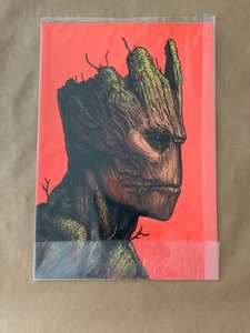 MONDO Mike Mitchell "Groot" Poster Print Guardians of Galaxy Signed Numbered - Picture 1 of 2