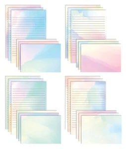 Better Office Products Mini Stationery Set, 100 Piece Set (50 Lined Watercolo... - Picture 1 of 6