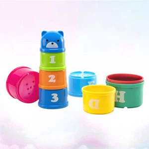 Plastic Cups Spielzeug Zum Stapeln Von Bechern Kind Bildungsspielzeug - Bild 1 von 11