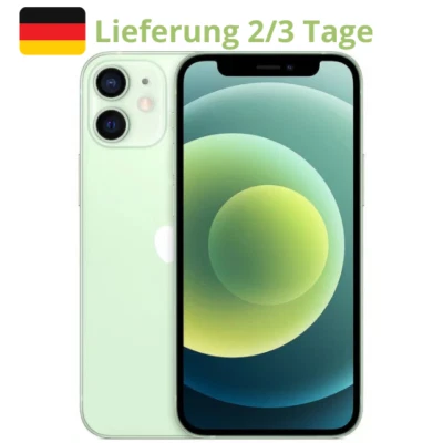 Neu Apple iPhone 12 mini 64Gb 5,4 Zoll 5G iOS Handys SIMFREE Grün Ohne Vertrag - Bild 1 von 3