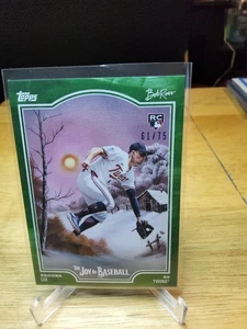 2025 TOPPS BOB ROSS BROOKS LEE Rookie RC SAP GREEN /75 - Picture 1 of 2