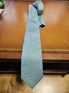 Brooks Brothers 100% Seide Krawatte Made in USA aus italienischer Seide blau NEU - Bild 1 von 6