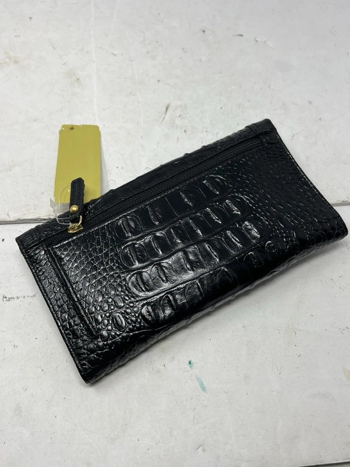 Cartera de cuero Brahmi con etiquetas Foto 1 de 4