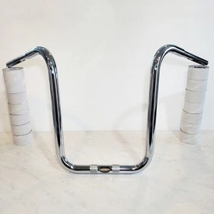 Harley Davidson Cromo 15" Ape Hangers Manillar Chopper Excavadora - Imagen 1 de 17