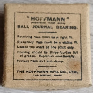 roulement à billes ball journal bearing Hoffmann (England) - Picture 1 of 4