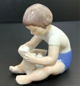 B&G Royal Copenhagen Mädchen Stapelblöcke elegante anmutige formelle Figur Japan - Bild 1 von 10