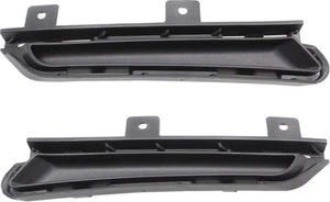 For 2015-2018 Edge Front Bumper Trim Black SET PAIR - Picture 1 of 6