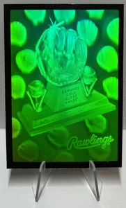 1991-92 Silver Star Holograms Rawlings Gold Glove Award Baseball Card EXMT+ - Picture 1 of 2