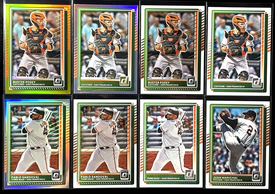 Buster Posey 2025 Donruss OPTIC GOLD PRIZM #10/10 SP San Francisco Giants Lote 8 Foto 1 de 4