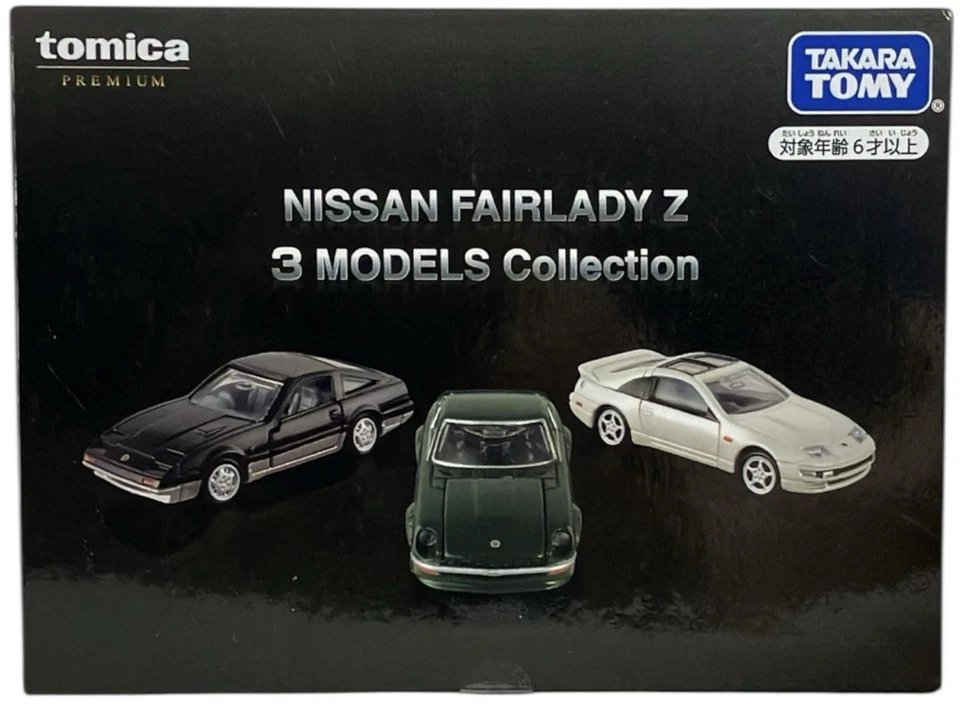 Коллекционный набор моделей Tomica Premium 1:64 Nissan FAIRLADY Z 3 S30 Z31 Z32 - Изображение 1 из 1