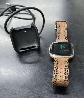 Fitbit Versa 2 - Health & Fitness Smart Watch Copper Rose FB507 - Image 1 of 4
