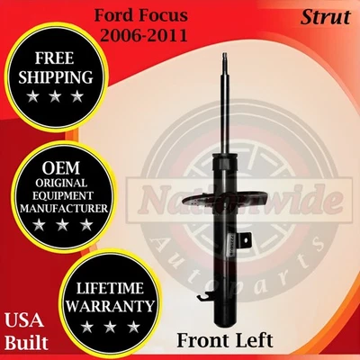 Puntal delantero izquierdo Monroe genuino OEM para Ford Focus 2006-2011 garantía de por vida Foto 1 de 4