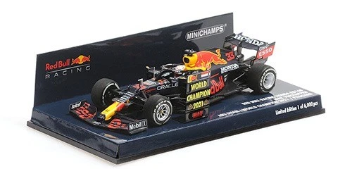 Minichamps 410212333 1/43 RED BULL HONDA RB16B MAX VERSTAPPEN ABU DHABI GP 2021