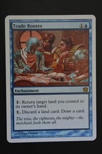 Magic The Gathering MTG TRADE ROUTES 9th Edition SP Slightly Played