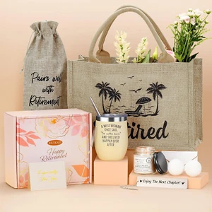 Retirement Gifts for Woman 2025 Happy Cool Women Grandma Coworker Teacher Basket - Picture 1 of 1
