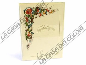 GRUSSKARTE - GENERISCH - FLORENTINISCHES PAPIER - 16x11cm - Bild 1 von 1