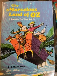 THE MARVELOUS LAND OF OZ Sequel Wizard PB Frank Baum TX962 Scholastic 1970 2nd - Bild 1 von 5