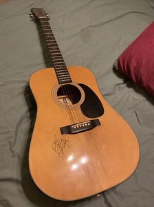 Mindy McCready Extremely Rare  Signed Autographed Brian White Guitar 1 Of A Kind - Picture 1 of 7