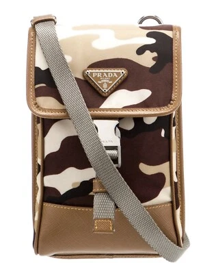 Prada Camo Mini Messenger Bag - Image 1 of 4