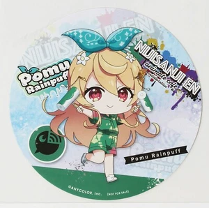 Nijisanji EN Papier Untersetzer Karte Pomu Regenpuff Vtuber animiertes Café Graffiti Ver - Bild 1 von 4