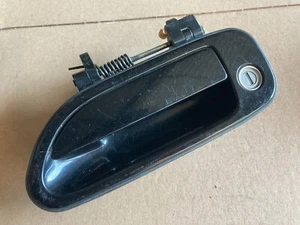 SKYLINE R33 GTST GTR 2/4Door outer door handle Black + barrel front L/H side #12 - Picture 1 of 7