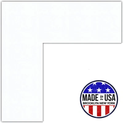 ArtToFrames Custom Super White Picture Photo Frame Mat Matting Board