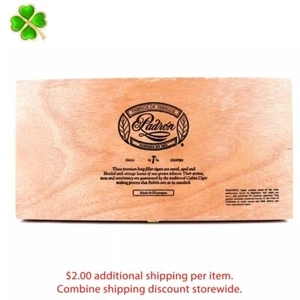 Padron Toro Empty Wood Cigar Box 12" x 6" x 1.75" - Picture 1 of 12