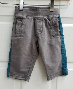 Tea Collection Baby Junge 6-12 Monate graue Jogginghose zum Überziehen Gummibund - Bild 1 von 6