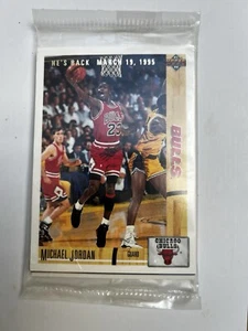 NBA Michael Jordan “He’s Back” 9-Card Limited Edition Set. Sealed-Mint Condition - Picture 1 of 4