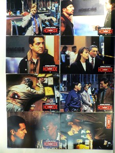 Homicide - Mordkommision - Joe Mantegna - 8 Aushangfotos/Lobbycards-G1
