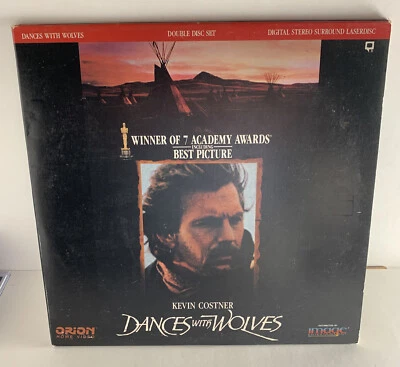 Dances With Wolves Laser Disc Movie LD 2 Discs Wide Screen - Image 1 of 3