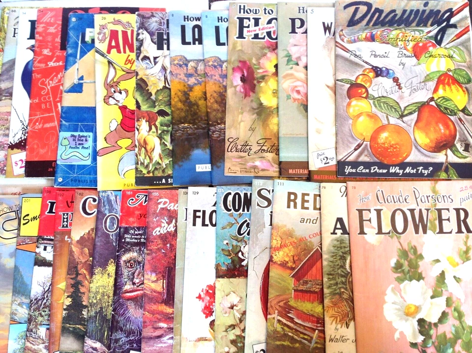 КНИГИ WALTER T. FOSTER КАК РИСОВАТЬ И РИСОВАТЬ НА ВАШ ВЫБОР $9,99 КАЖДАЯ - Изображение 1 из 1