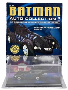 EAGLEMOSS FABBRI DC COMICS BATMAN 1:43 BATMOBILE FOREVER MOVIE N.4 - Foto 1 di 11