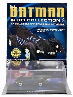 EAGLEMOSS FABBRI DC COMICS BATMAN 1:43 BATMOBILE FOREVER MOVIE N.4 - Immagine 1 di 4