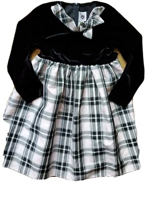 GIRLS GOOD LAD HOLIDAY/PARTY LONG SLEEVE  DRESS SZ 6X  - Image 1 of 4