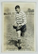 1935 Pattreiouex Sporting Events and Stars #74  J. CUMBERBATCH Rugby (B)