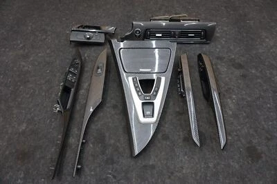 Set Dash Console Carbon Fiber Trim Panel 51168052361 BMW M6 F06 2013-18 *Note Foto 1 de 4