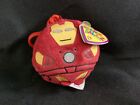 Ty Beanie Ballz Iron Man - 3 " Clip - New With Tags