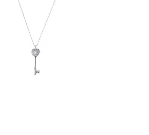 Brand new Sterling Silver You Hold the Key to My Heart Locket with 18" Chain - Picture 1 of 2