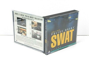 1995 Sierra Daryl Gates Police Quest SWAT 4 Discs CD-ROM Windows 95/98 Tested