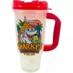 Sharky’s Beachfront Restaurant & Tiki Bar 24oz Cup Panama City Beach Florida - Picture 1 of 5