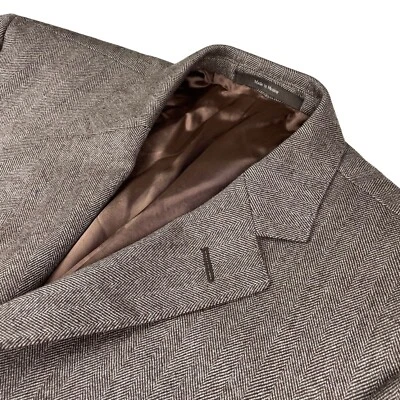 Blazer/chaqueta Ermenegildo Zegna x Gritti para hombre 100 % lana marrón espiga • 40R Foto 1 de 4