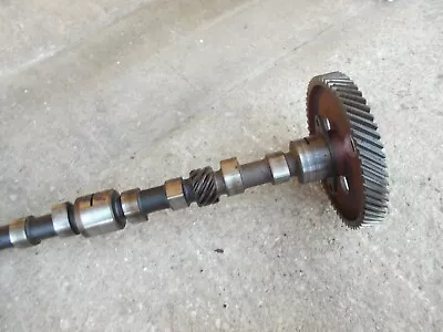 Farmall M IH tractor ORIGINAL engine motor camshaft w*/ cam drive gear ( - Image 1 of 4
